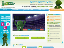 Tablet Screenshot of distribution.cetelem.fr