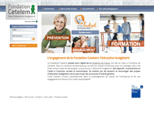 Tablet Screenshot of fondation.cetelem.com