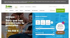 Desktop Screenshot of cetelem.es